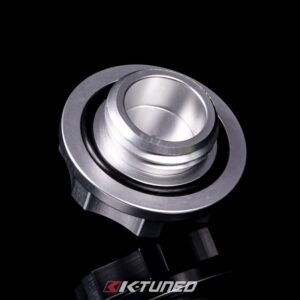 k tuned billet oil cap – silver