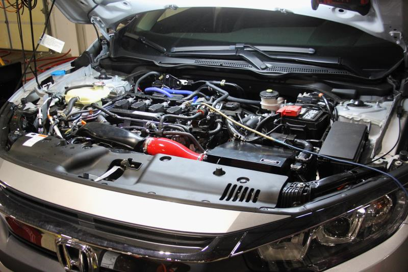 mishimoto performance intake – honda civic fk4 fk7 1.5l turbo (blue)