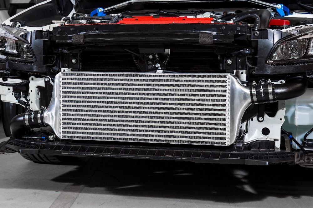 process west front mount intercooler kit – subaru sti va (black)