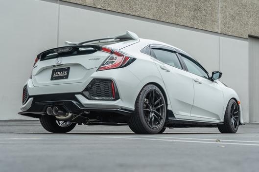 remark cat back exhaust – honda civic hatch fk4 fk7 1.5l turbo rs