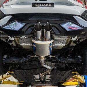 remark cat back exhaust – honda civic hatch fk4 fk7 1.5l turbo rs