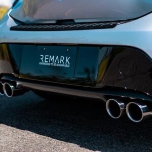 remark cat back exhaust – toyota corolla hatch e210 (quad exit, burnt tips)