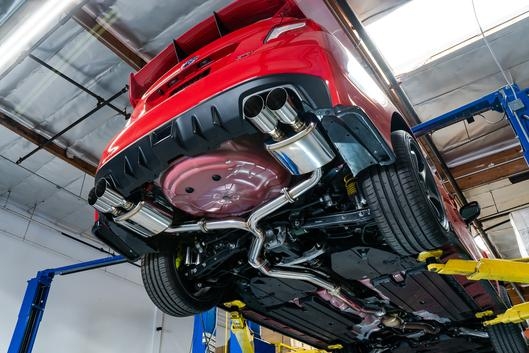 remark 4″ quad exit cat back exhaust – subaru wrx/sti va (stainless tips, non resonated)