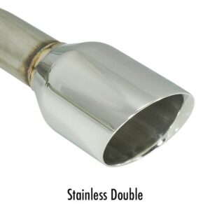 remark axleback muffler delete set – lexus is 2014 2016 (double wall stainless tips)