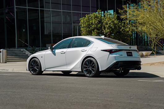 remark axleback muffler delete set – lexus is 2021+ (double wall burnt tips)