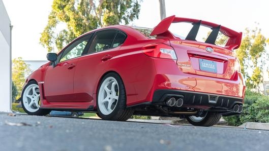 remark 4 inch axleback muffler delete set – subaru wrx/sti va (double wall stainless)