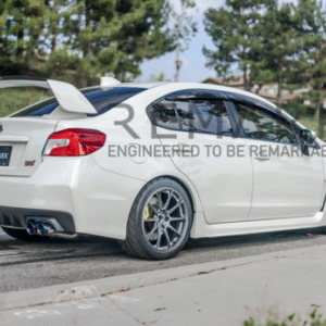 remark axleback muffler delete set – subaru wrx/sti va (single wall stainless tips)