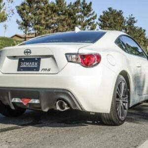 remark axleback muffler delete set – subaru brz/toyota 86 (single wall stainless tips)