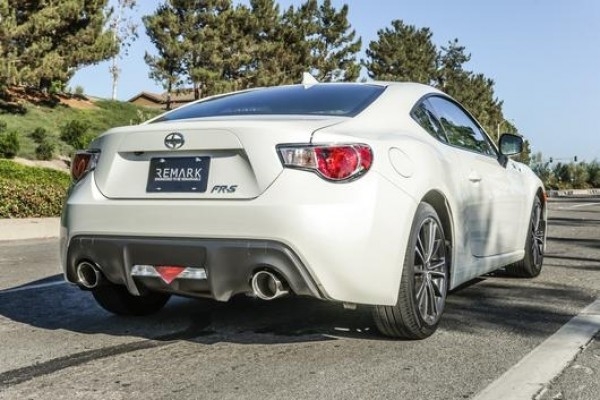 remark axleback muffler delete set – subaru brz/toyota 86 (single wall stainless tips)