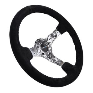 nrg innovations dish series steering wheel – 350mm deep dish/digital camo spokes