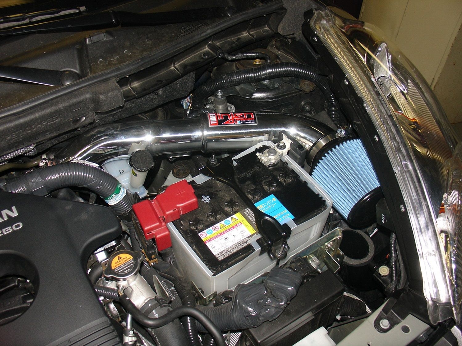 injen short ram intake – nissan juke 2011 2017 (wrinkle red)