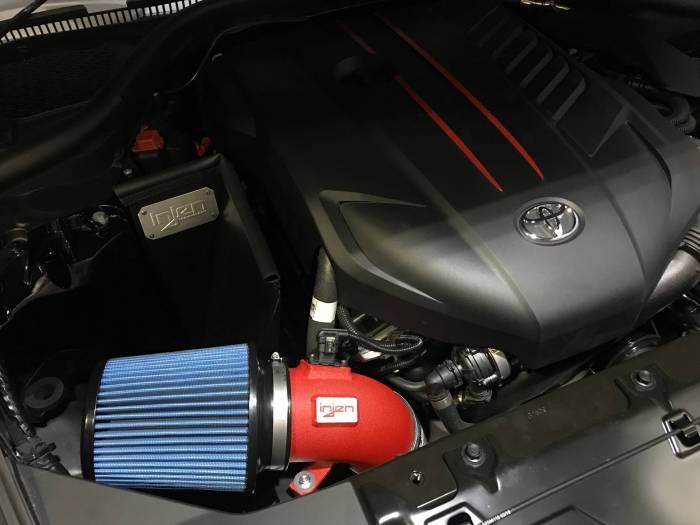 injen cold air intake – toyota gr supra (wrinkle red)