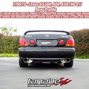 revel medallion touring exhaust – lexus gs300 1998 2005