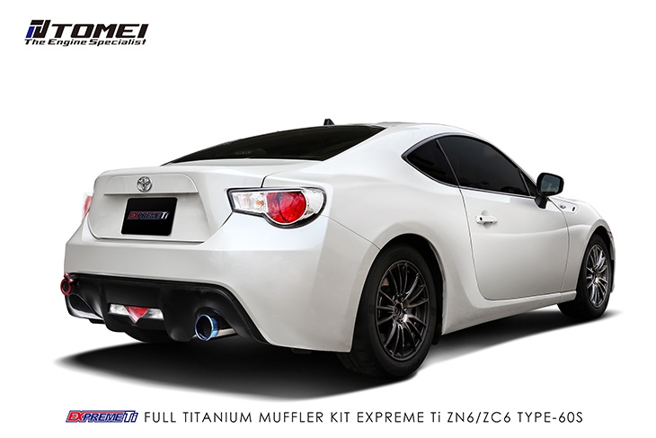 tomei expreme ti cat back titanium exhaust – subaru brz/toyota 86 (type 60s)
