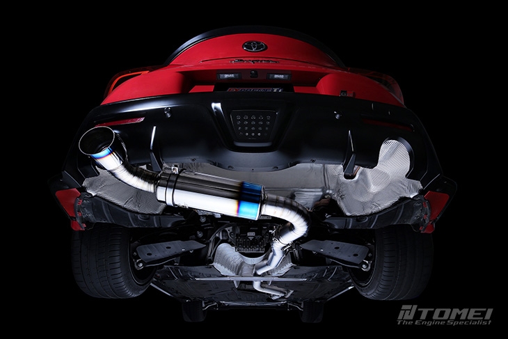 tomei expreme ti cat back titanium exhaust – toyota gr supra (type r)