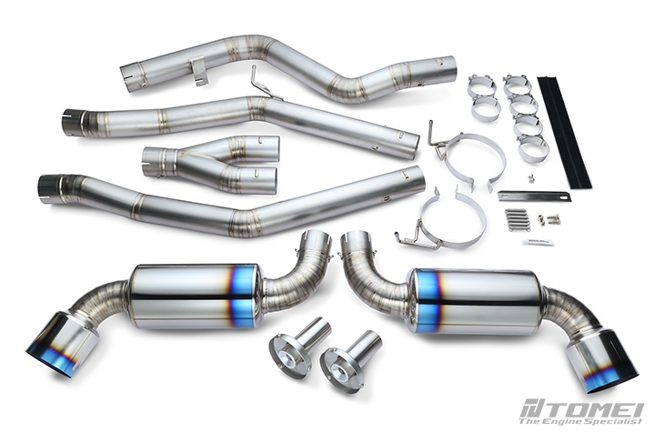tomei expreme ti cat back titanium exhaust – toyota gr supra (type d)