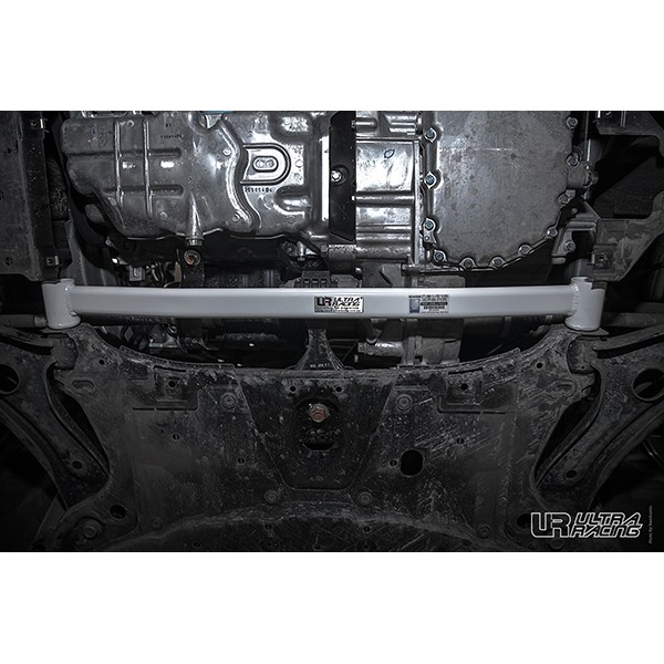 ultra racing front lower member brace – honda fit/jazz gk gp 2014 2020
