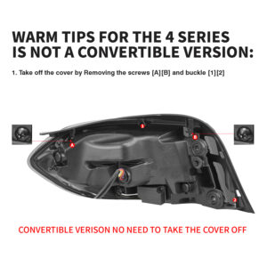 black 3d oled sequential tail lights for 2014 2020 bmw f32 f33 f82 f83 m4 4 series taillights