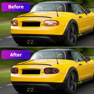 smoke full led sequential indicators tail lights for 05 15 mazda mx5 nc taillights