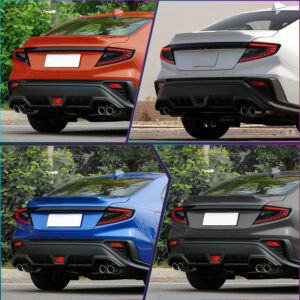 v4 smoke white led dynamic taillights for 22 25 subaru wrx vb tail lights