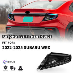 v4 rgb led dynamic taillights for 22 25 subaru wrx vb tail lights