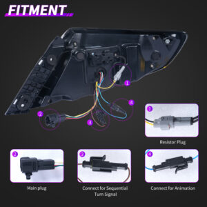 v4 smoke white led dynamic taillights for 22 25 subaru wrx vb tail lights